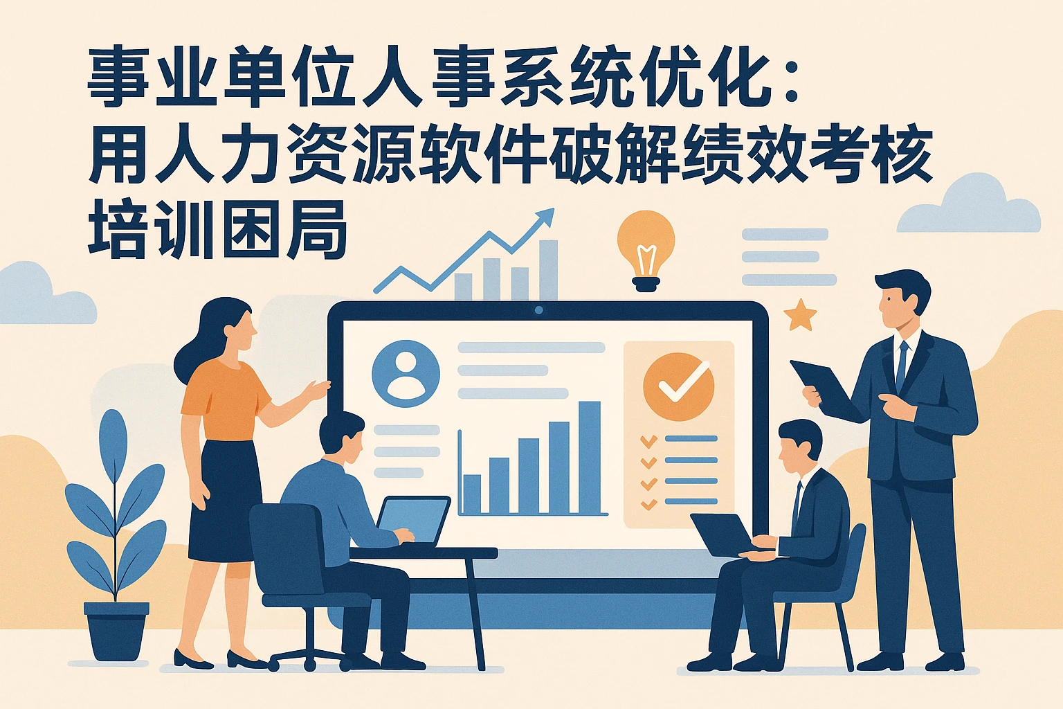 事业单位人事系统优化：用人力资源软件破解绩效考核培训困局