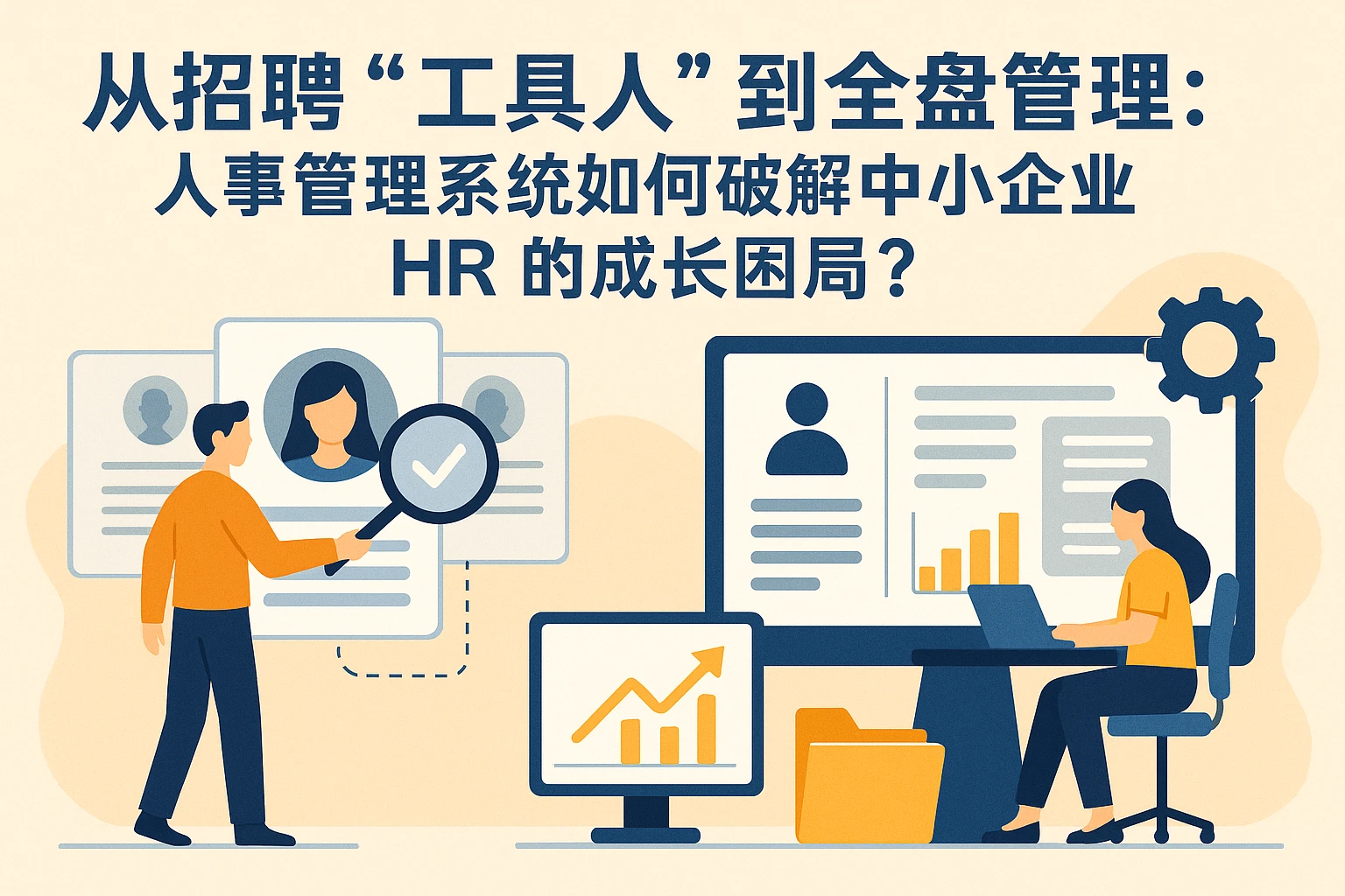 从招聘“工具人”到全盘管理：人事管理系统如何破解中小企业HR的成长困局？