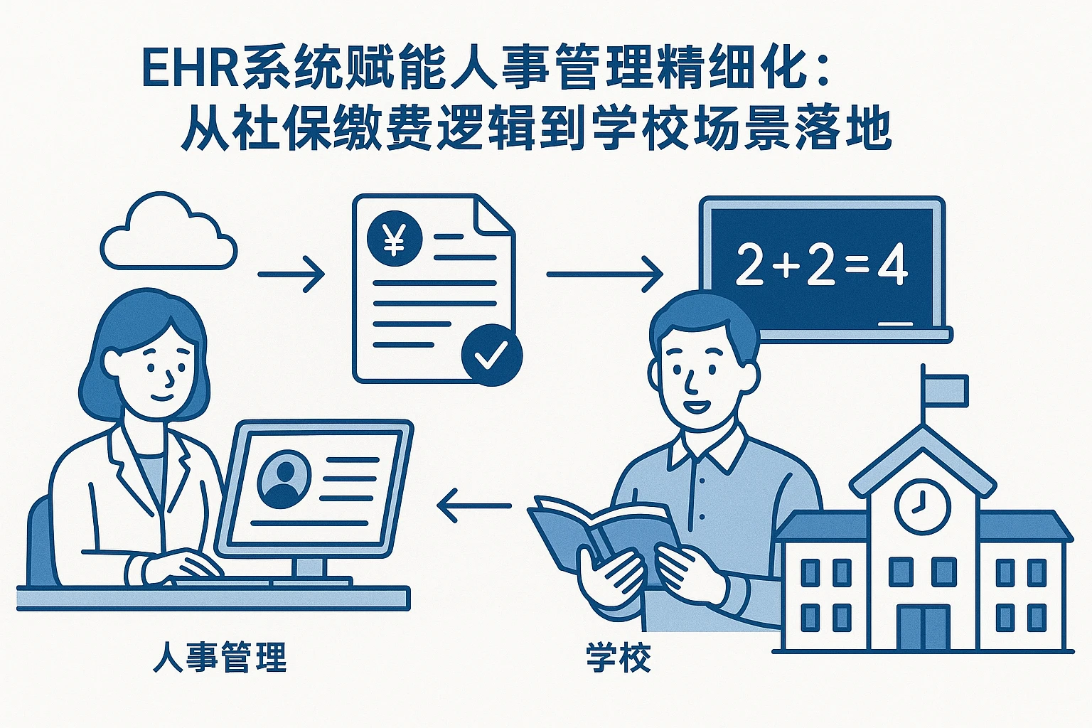 EHR系统赋能人事管理精细化：从社保缴费逻辑到学校场景落地