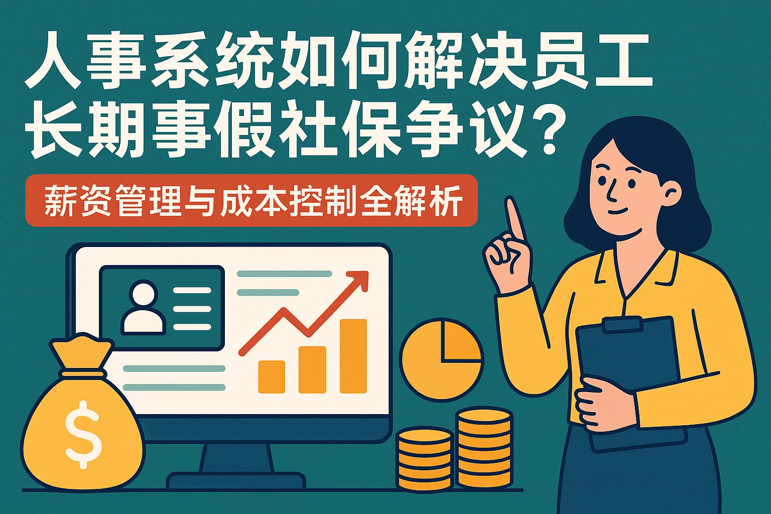 人事系统如何解决员工长期事假社保争议？薪资管理与成本控制全解析