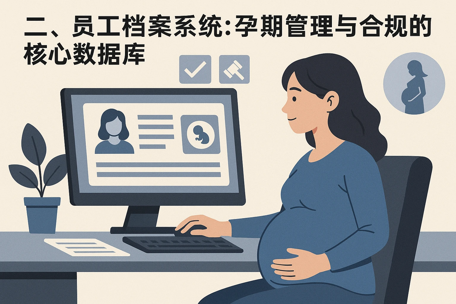 二、员工档案系统：孕期管理与合规的核心数据库