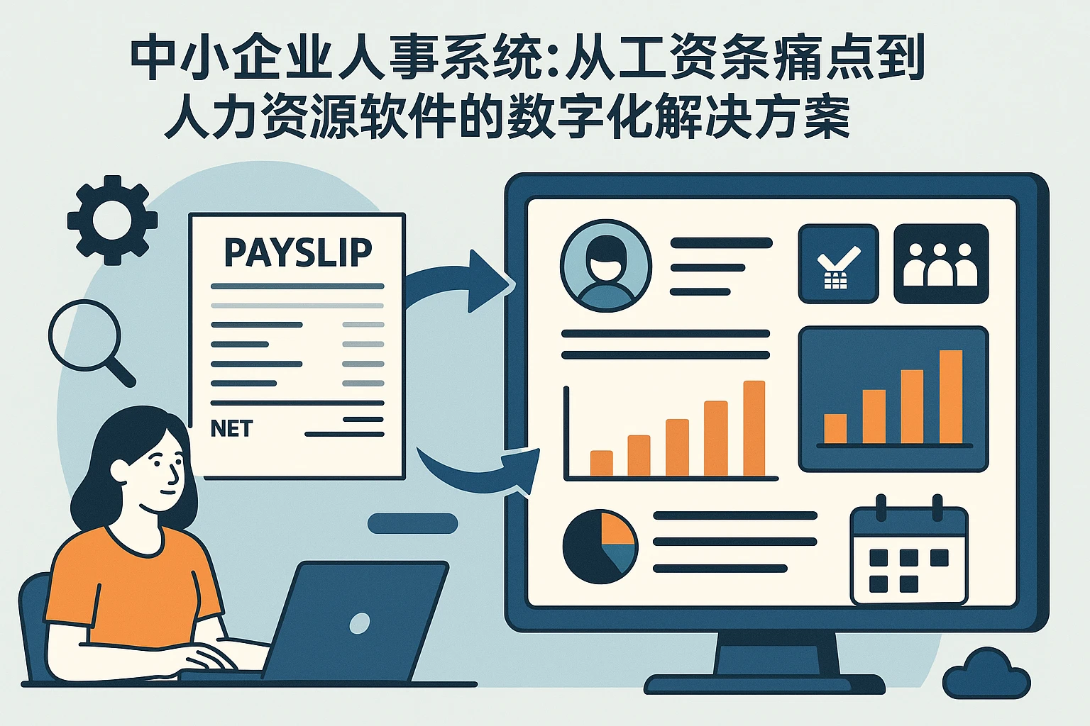 中小企业人事系统：从工资条痛点到人力资源软件的数字化解决方案