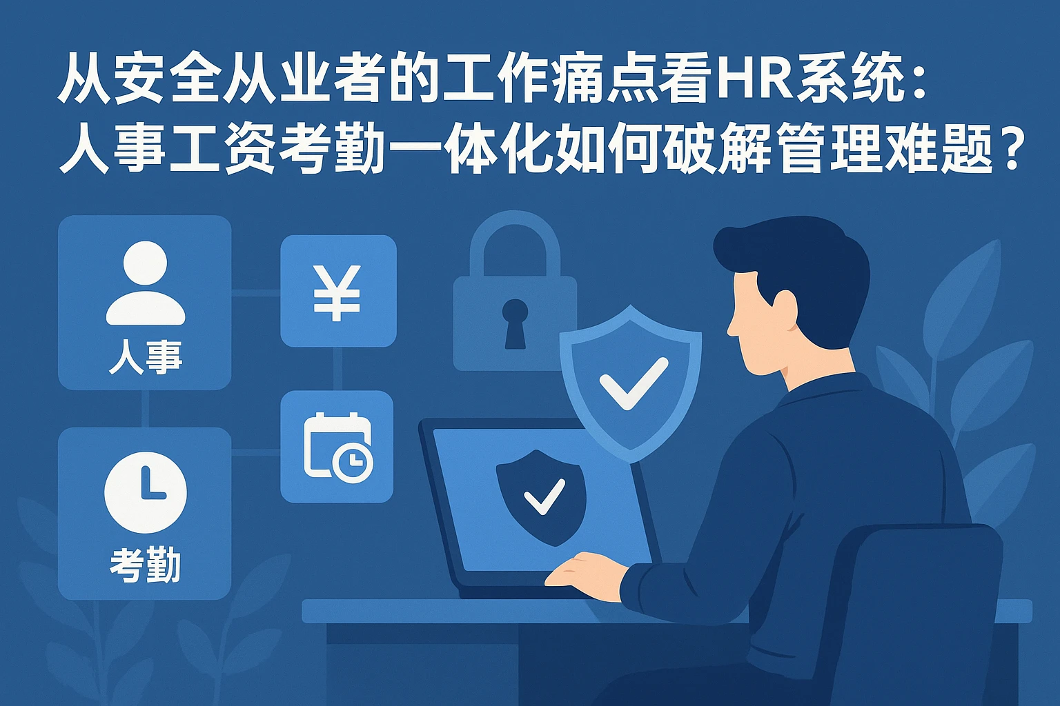 从安全从业者的工作痛点看HR系统：人事工资考勤一体化如何破解管理难题？