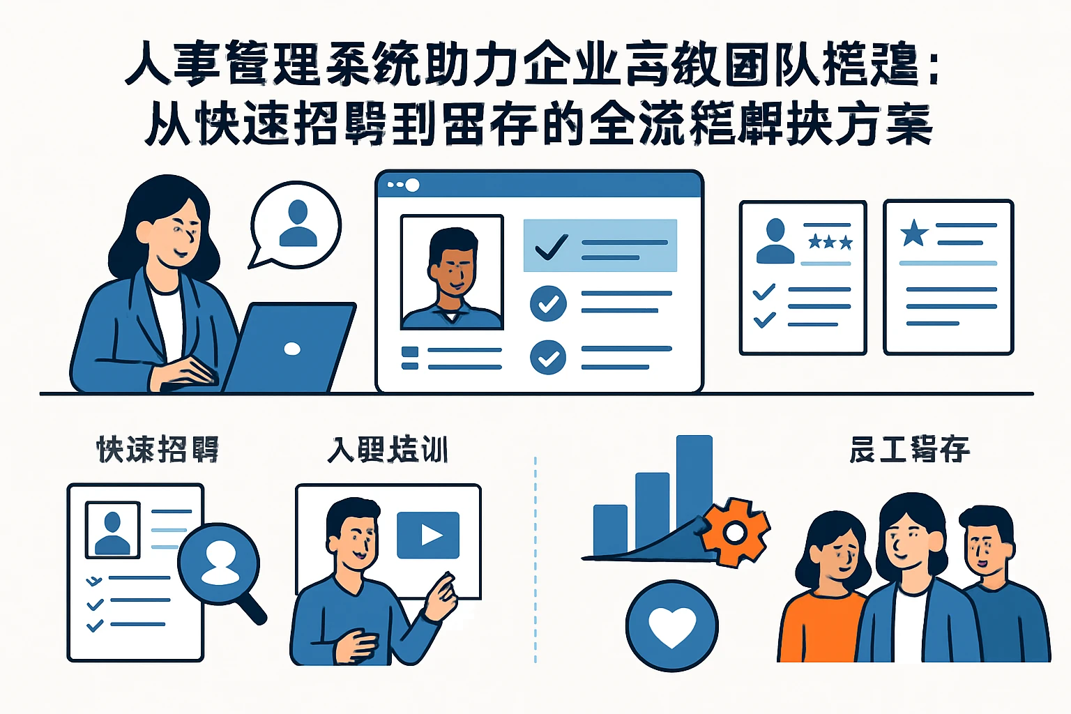 人事管理系统助力企业高效团队搭建：从快速招聘到留存的全流程解决方案