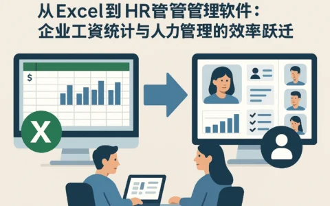 从Excel到HR管理软件：企业工资统计与人才管理的效率跃迁