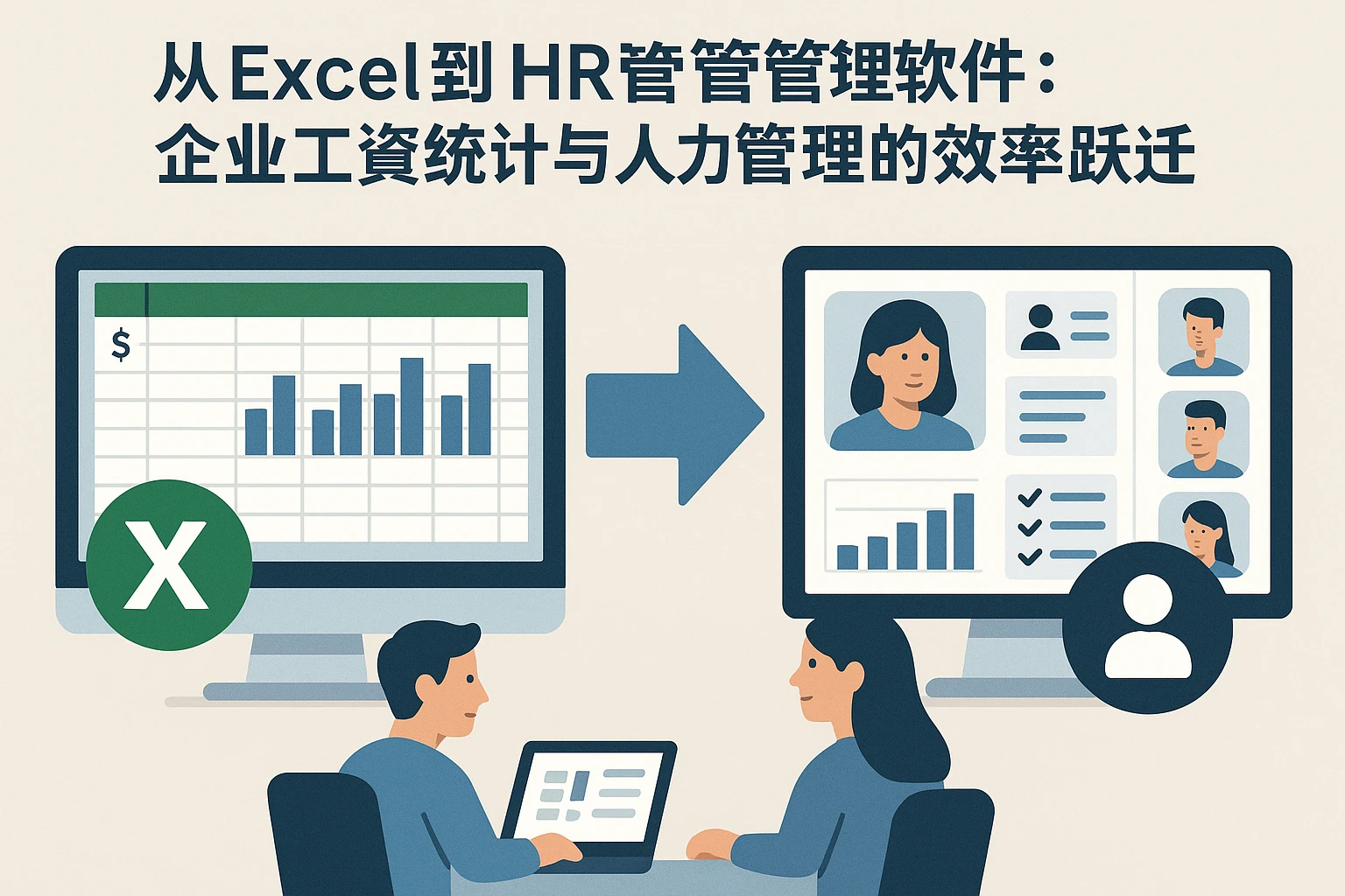 从Excel到HR管理软件：企业工资统计与人才管理的效率跃迁