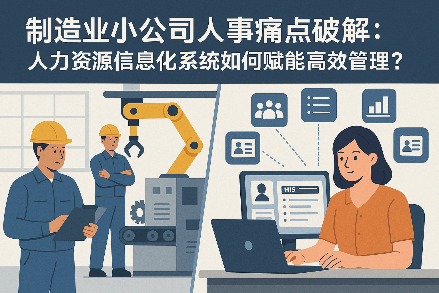 制造业小公司人事痛点破解：人力资源信息化系统如何赋能高效管理？