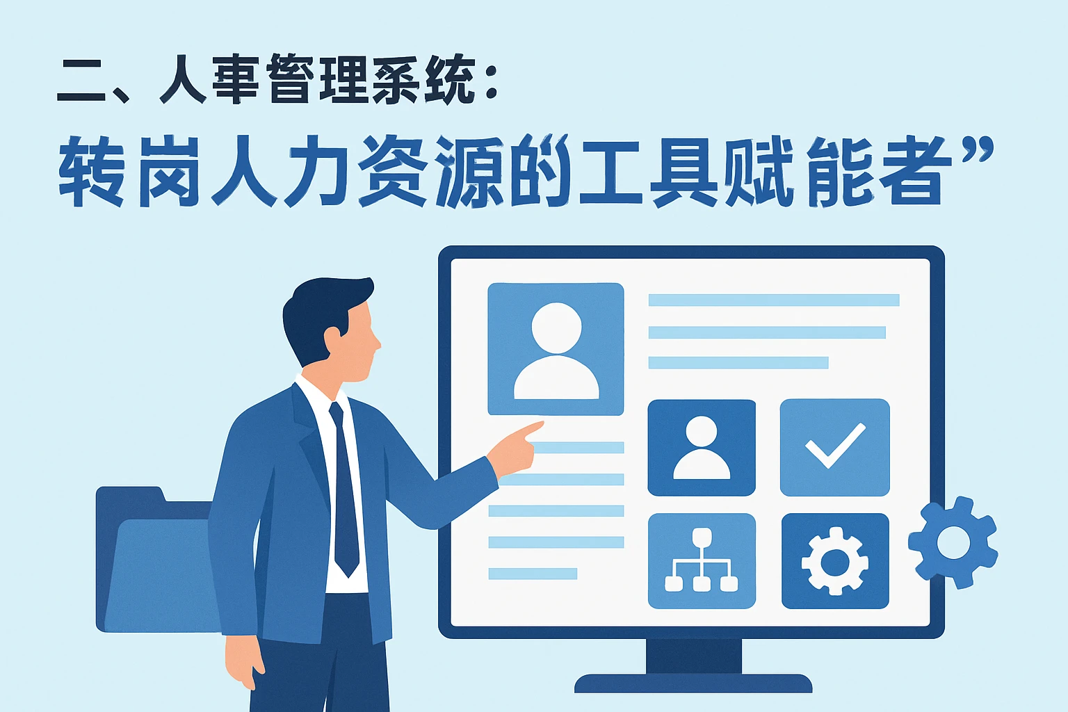 二、人事管理系统：转岗人力资源的“工具赋能者”