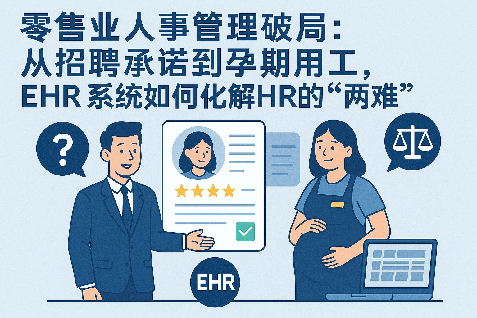 零售业人事管理破局：从招聘承诺到孕期用工，EHR系统如何化解HR的“两难”