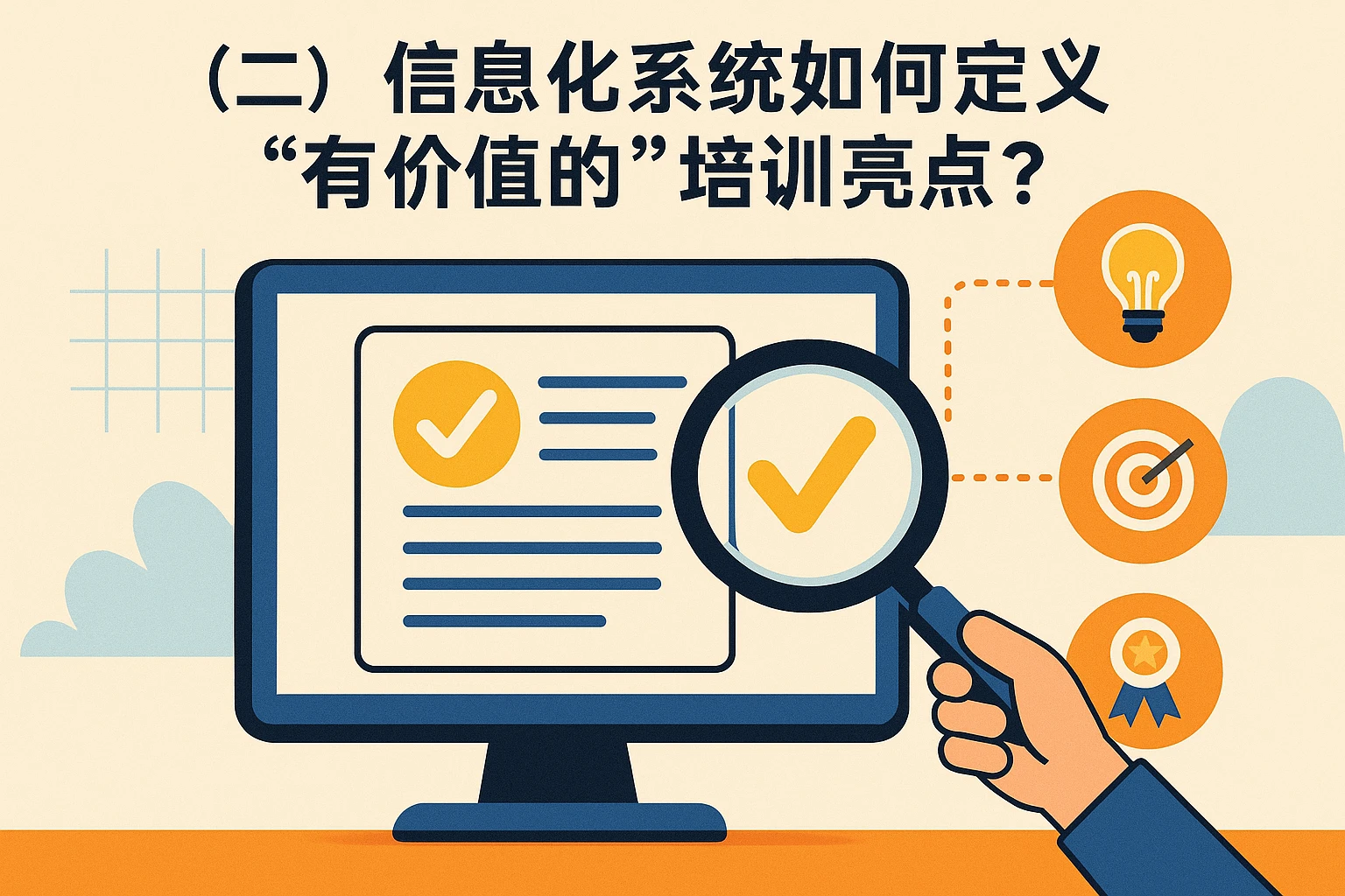（二）信息化系统如何定义“有价值的”培训亮点？