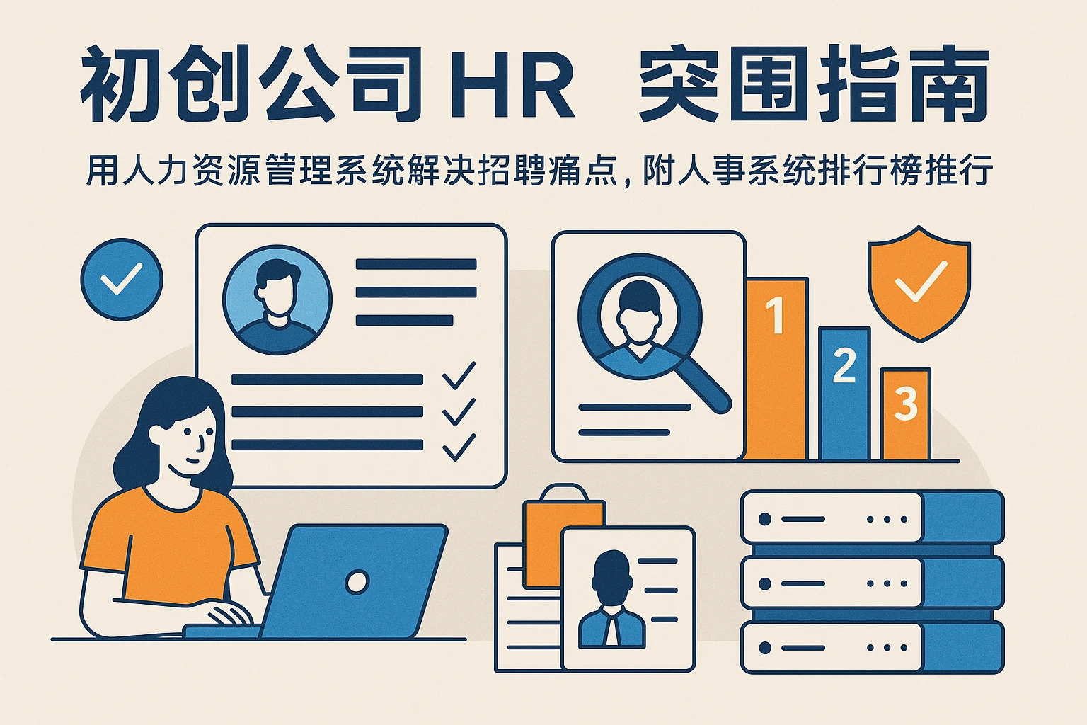 初创公司HR突围指南：用人力资源管理系统解决招聘痛点，附人事系统排行榜与本地部署建议