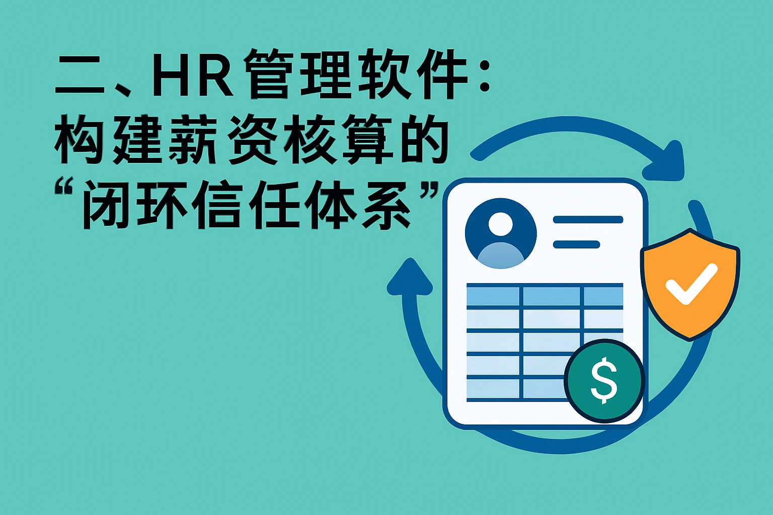 二、HR管理软件：构建薪资核算的“闭环信任体系”