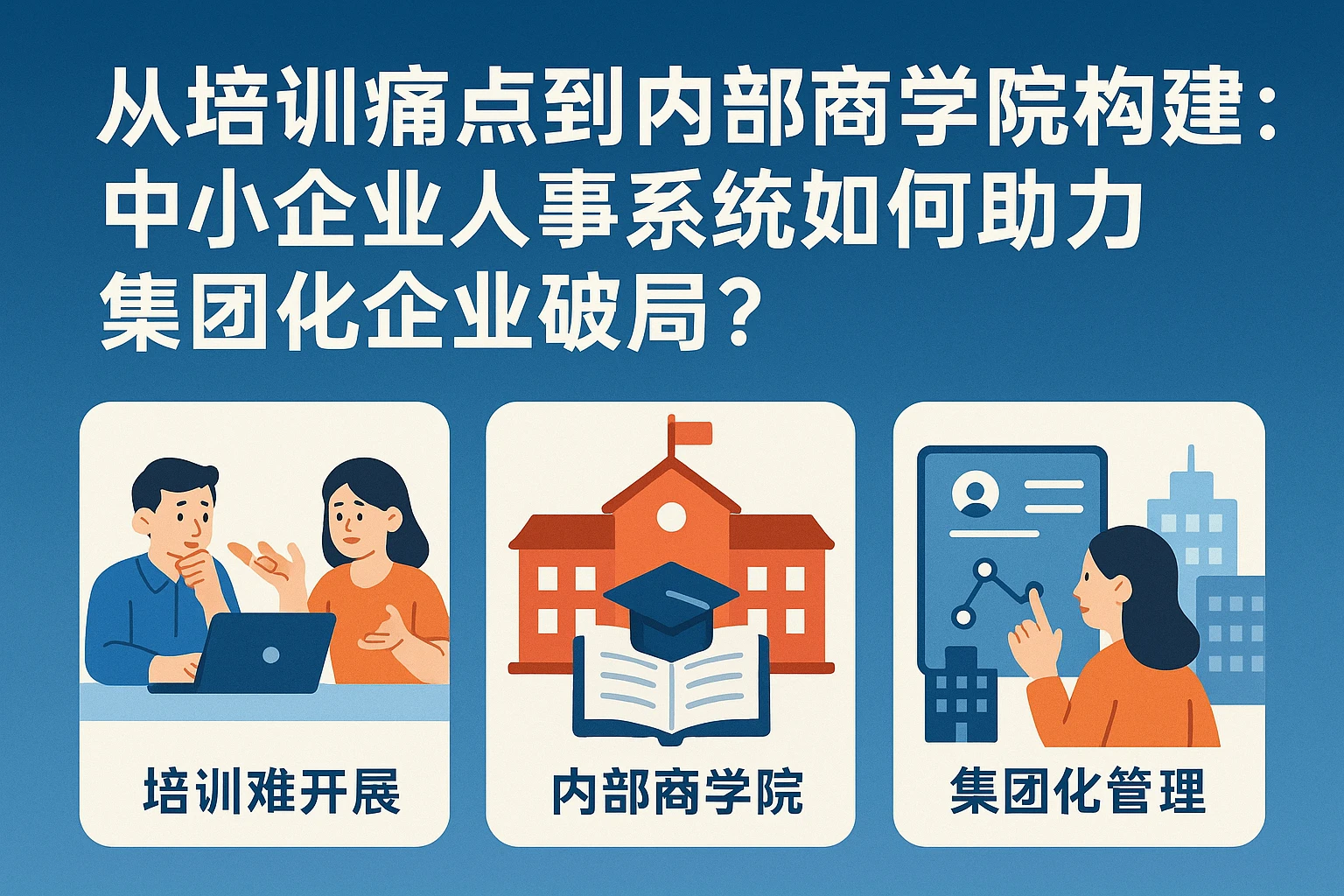 从培训痛点到内部商学院构建：中小企业人事系统如何助力集团化企业破局？