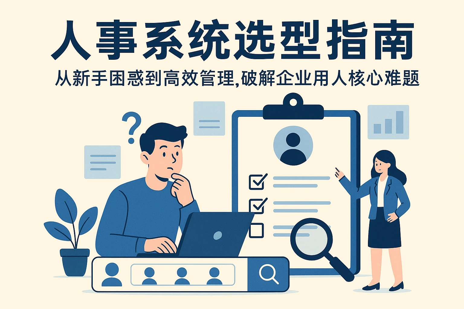 人事系统选型指南：从新手困惑到高效管理，破解企业用人核心难题