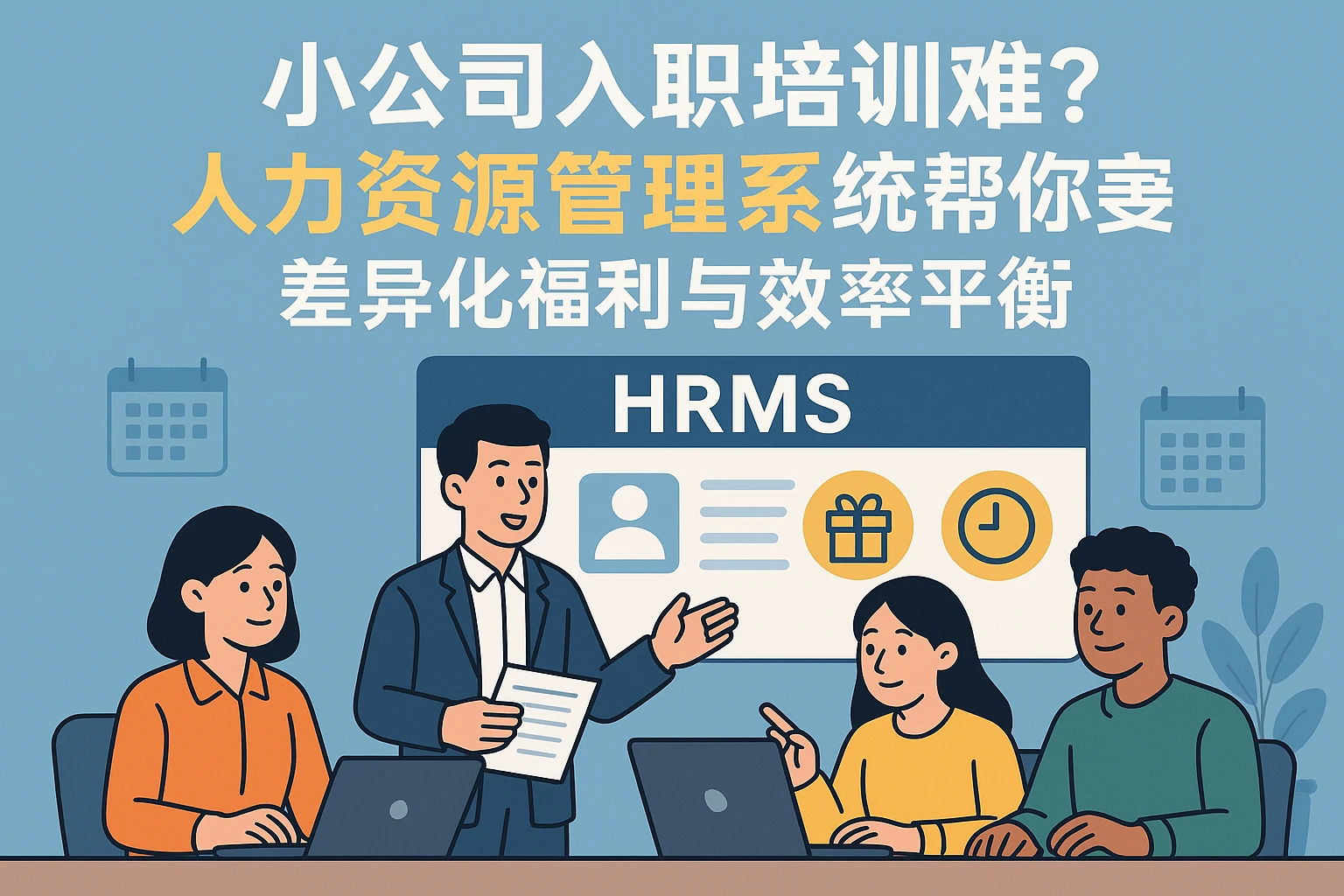 小公司入职培训难？人力资源管理系统帮你搞定差异化福利与效率平衡