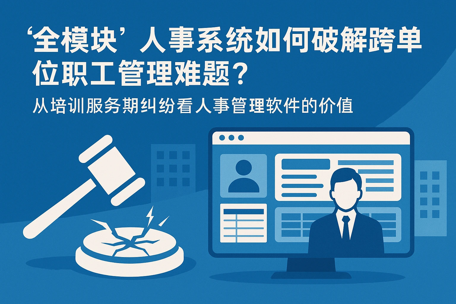 全模块人事系统如何破解跨单位职工管理难题？从培训服务期纠纷看人事管理软件的价值