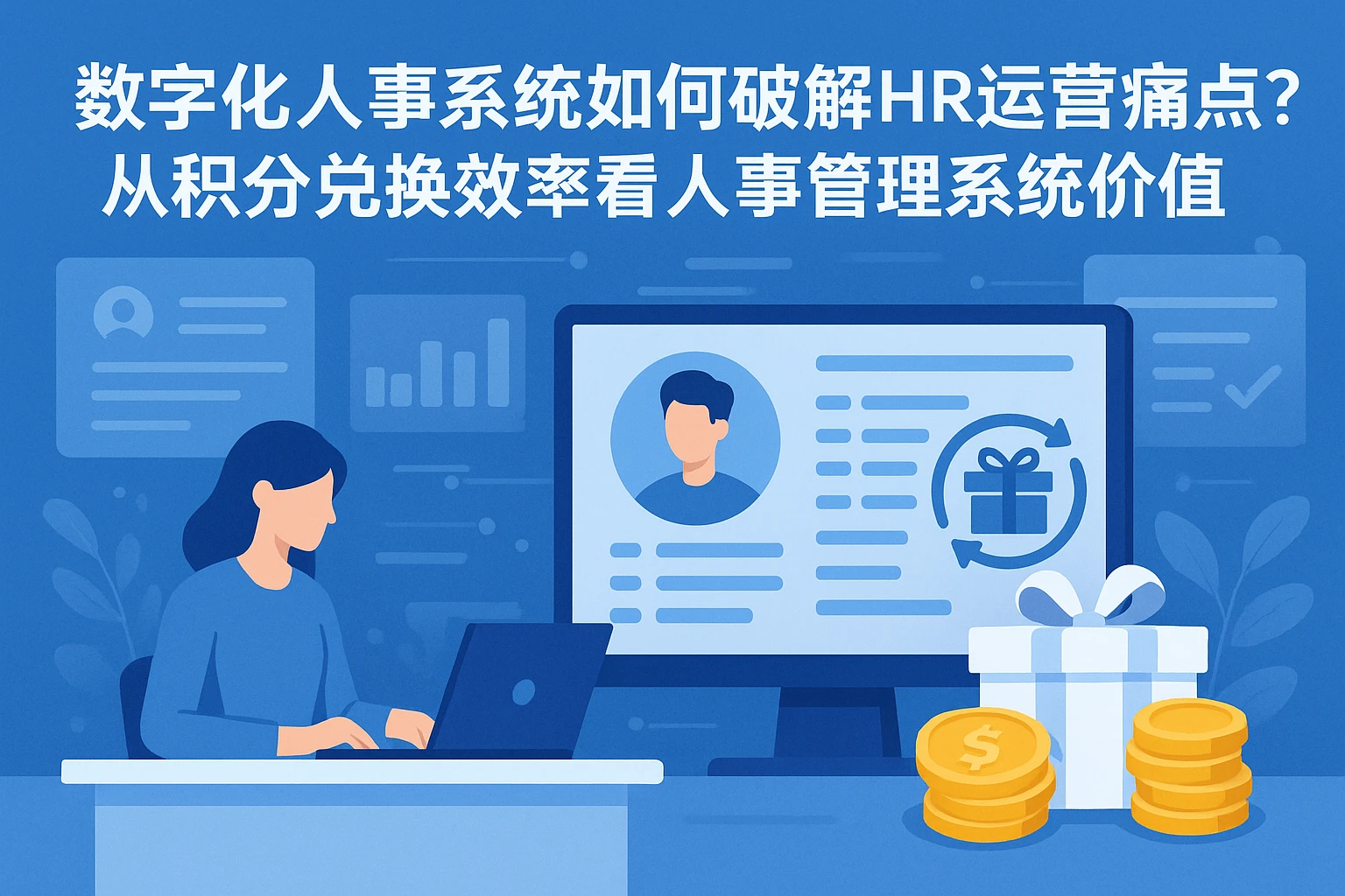数字化人事系统如何破解HR运营痛点？从积分兑换效率看人事管理系统价值