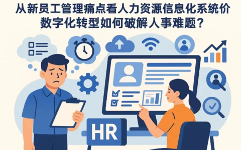 从新员工管理痛点看人力资源信息化系统价值：数字化转型如何破解人事难题？
