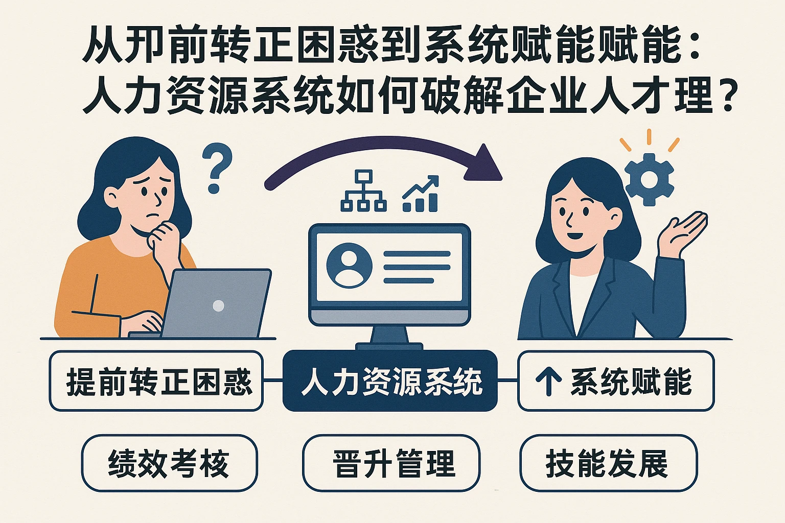 从提前转正困惑到系统赋能：人力资源系统如何破解企业人才管理痛点？