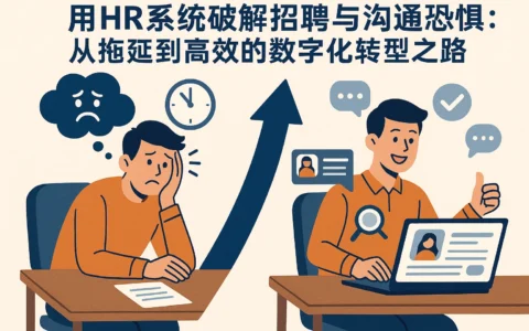 用HR系统破解招聘与沟通恐惧：从拖延到高效的数字化转型之路