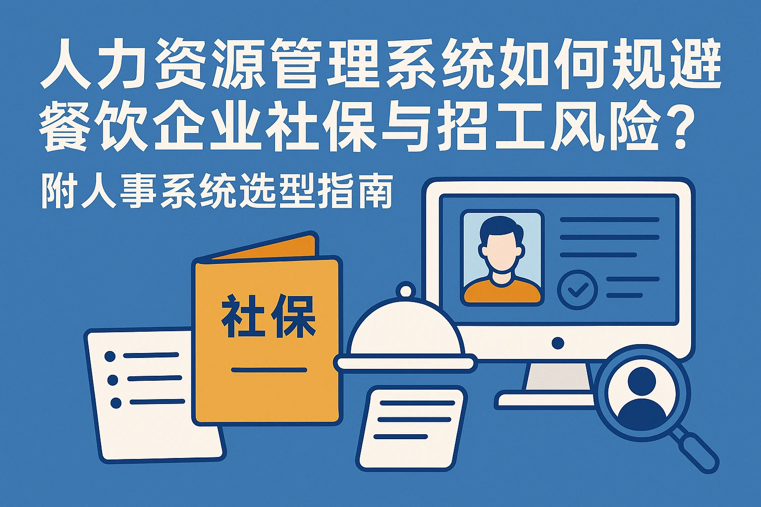 人力资源管理系统如何规避餐饮企业社保与招工风险？附人事系统选型指南