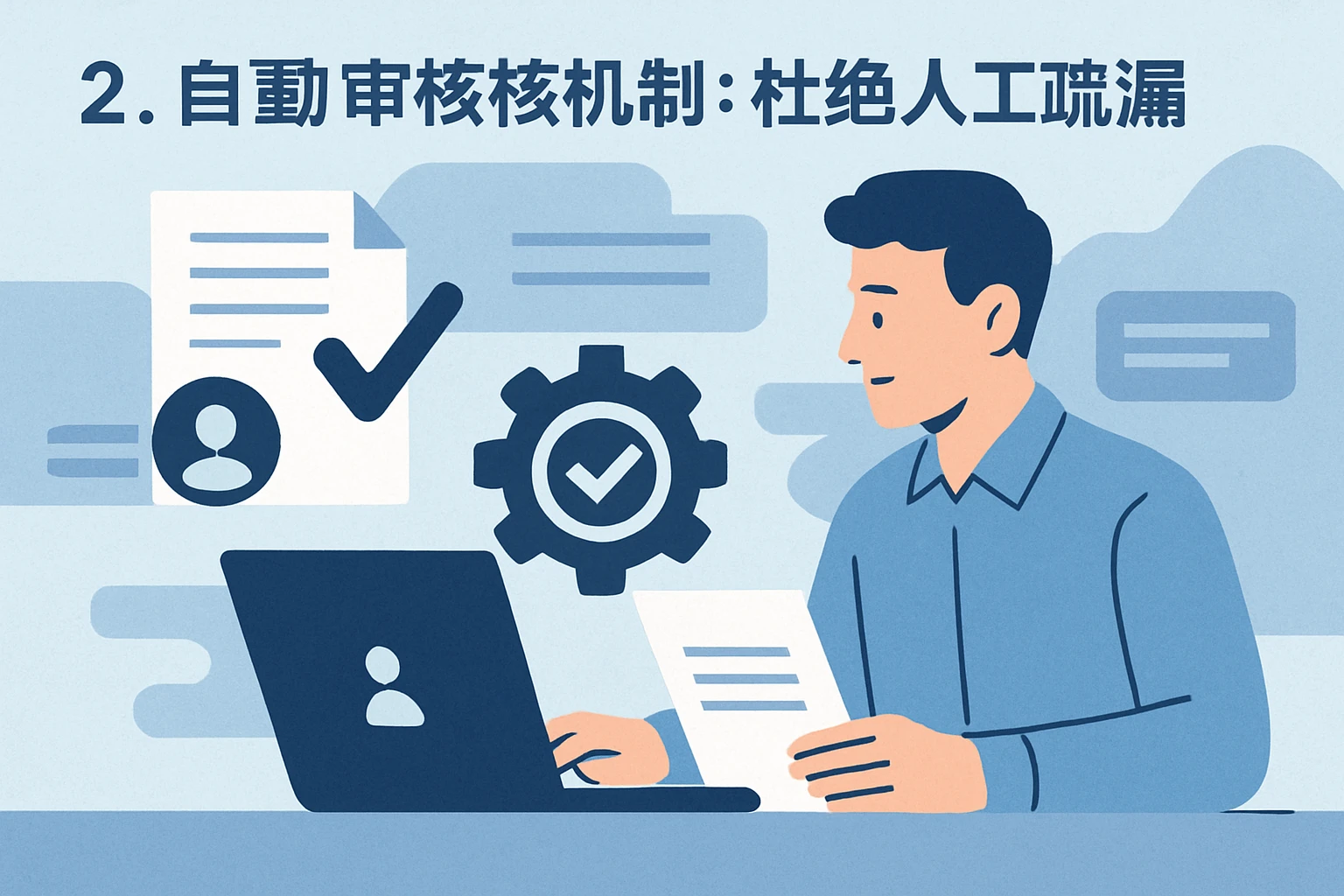 2. 自动审核机制：杜绝人工疏漏
