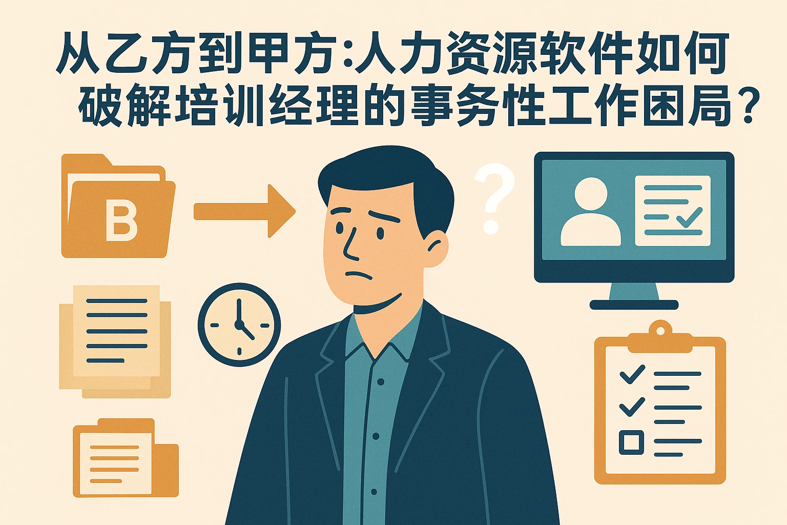从乙方到甲方：人力资源软件如何破解培训经理的事务性工作困局？