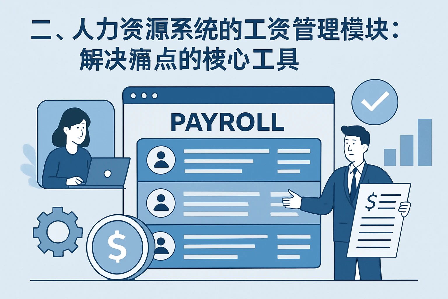 二、人力资源系统的工资管理模块：解决痛点的核心工具
