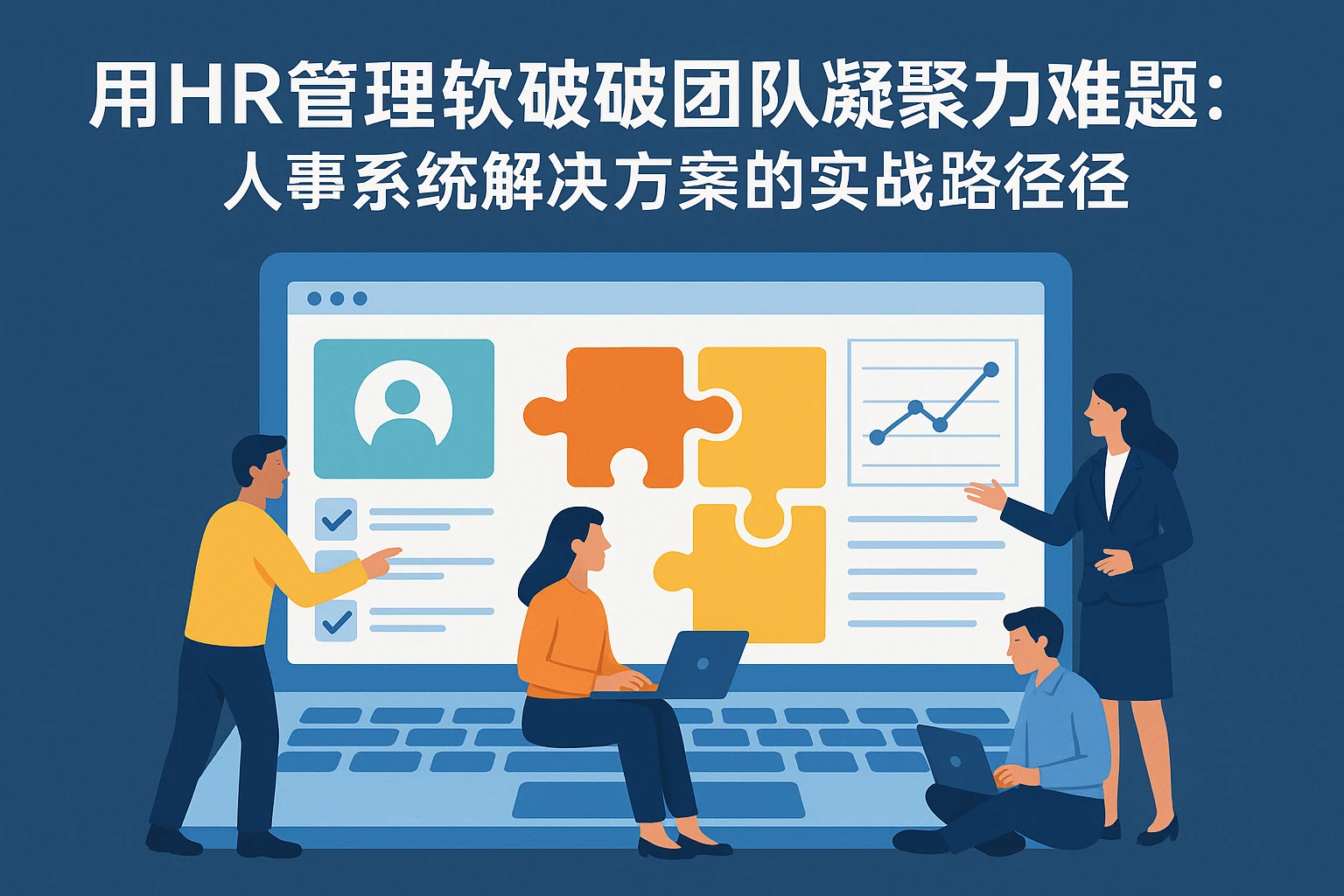 用HR管理软件破解团队凝聚力难题：人事系统解决方案的实战路径