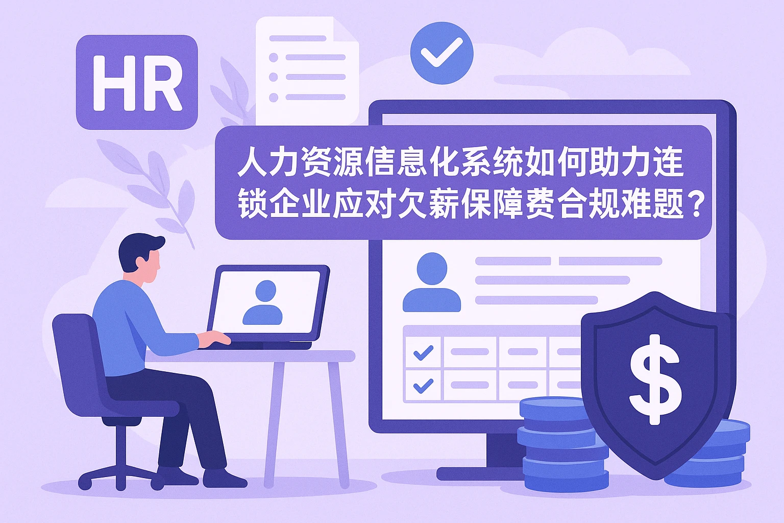 人力资源信息化系统如何助力连锁企业应对欠薪保障费合规难题？