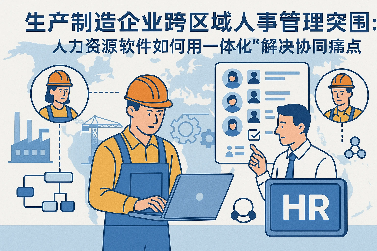 生产制造企业跨区域人事管理突围：人力资源软件如何用“一体化”解决协同痛点