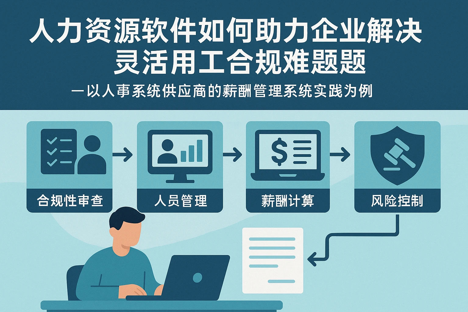 人力资源软件如何助力企业解决灵活用工合规难题——以人事系统供应商的薪酬管理系统实践为例