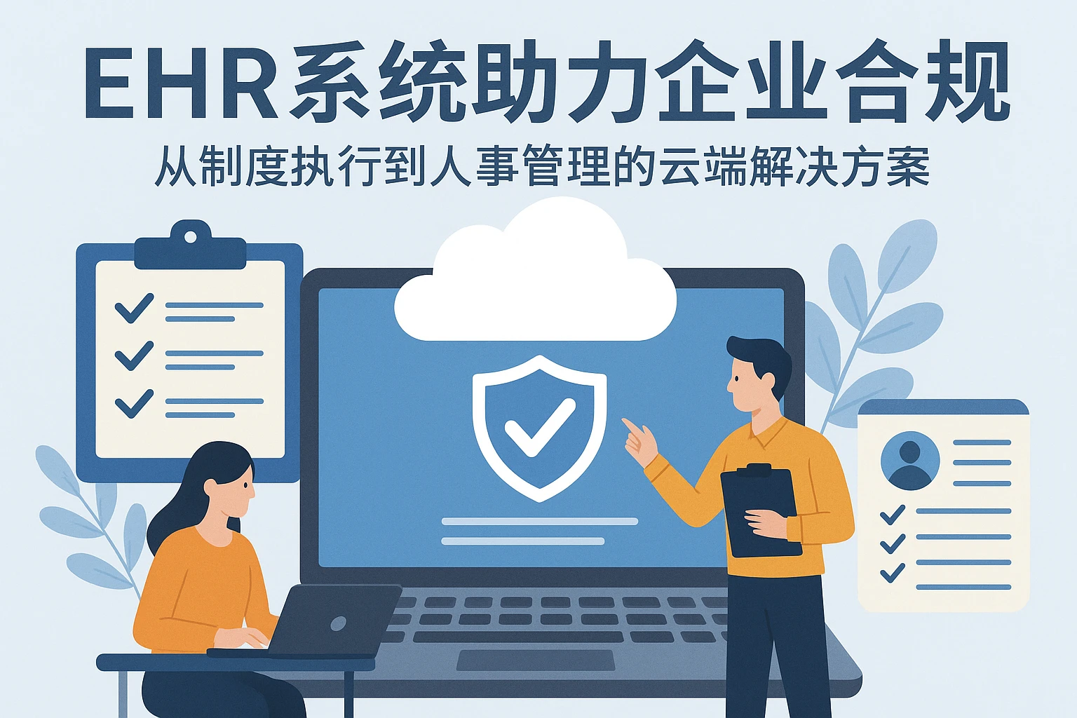 EHR系统助力企业合规：从制度执行到人事管理的云端解决方案