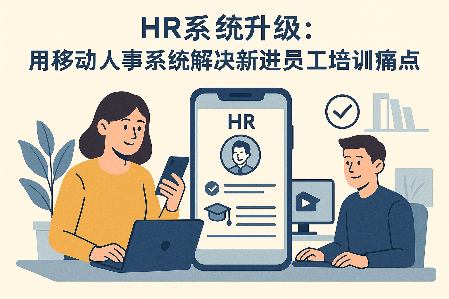 HR系统升级：用移动人事系统解决新进员工培训痛点