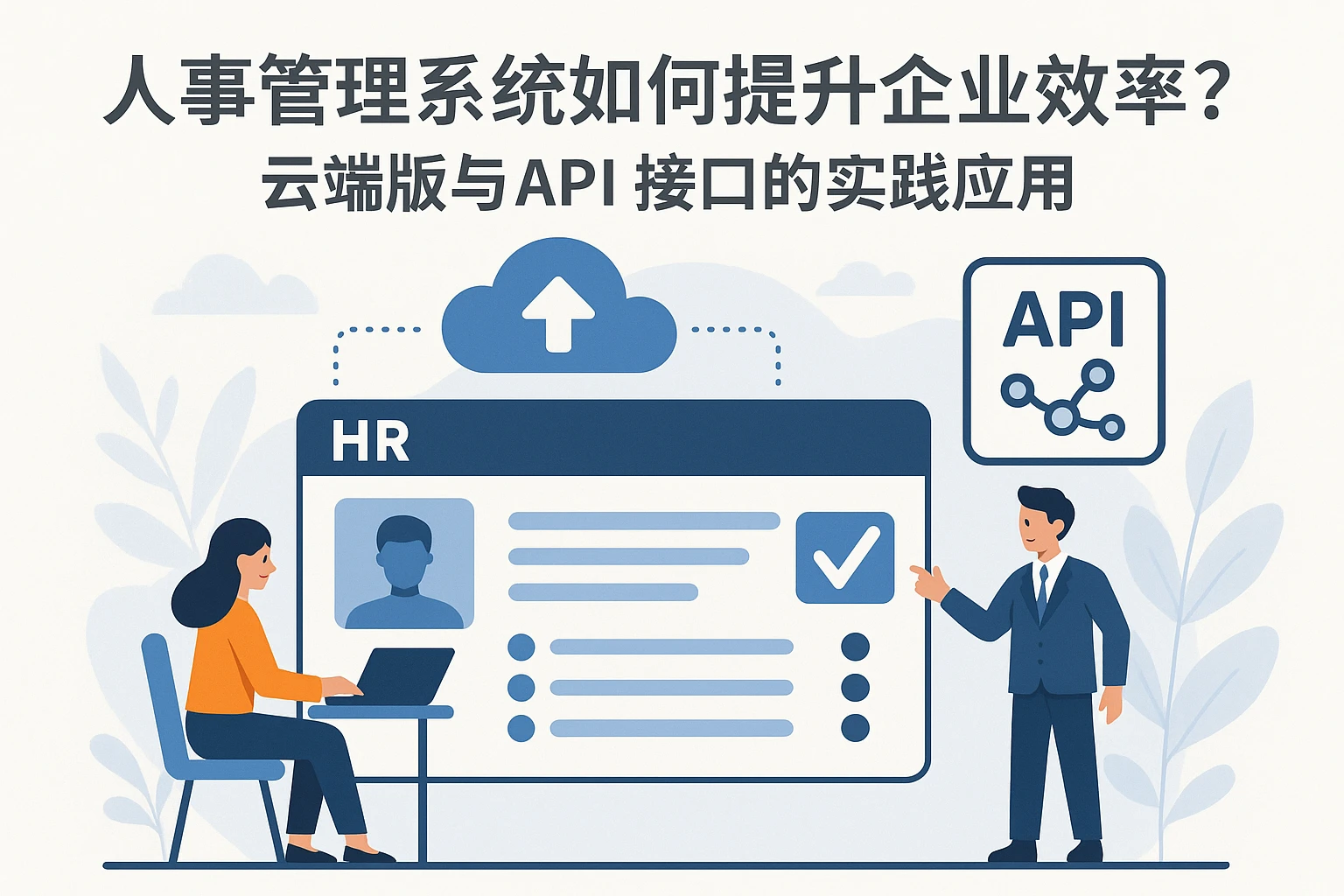 人事管理系统如何提升企业效率？云端版与API接口的实践应用
