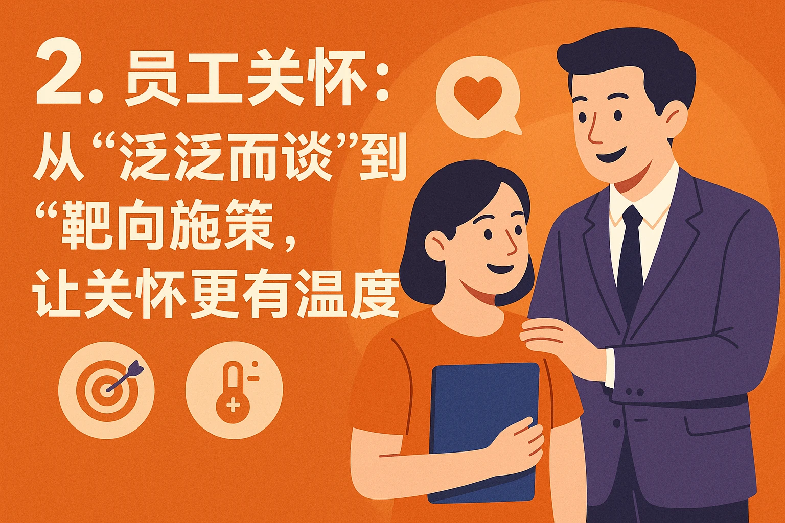 2. 员工关怀：从“泛泛而谈”到“靶向施策”，让关怀更有“温度”