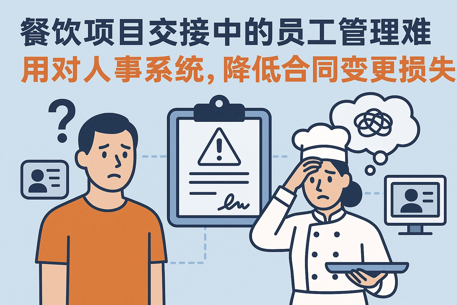 餐饮项目交接中的员工管理难题：用对人事系统，降低合同变更损失