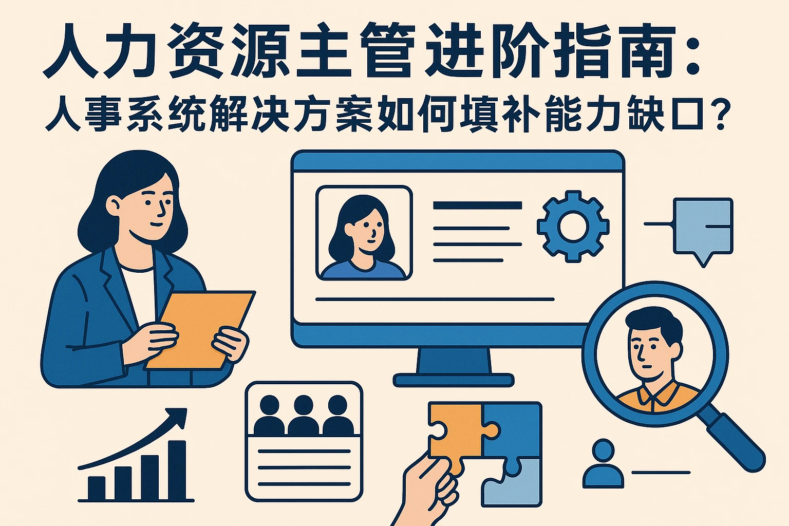 人力资源主管进阶指南：人事系统解决方案如何填补能力缺口？