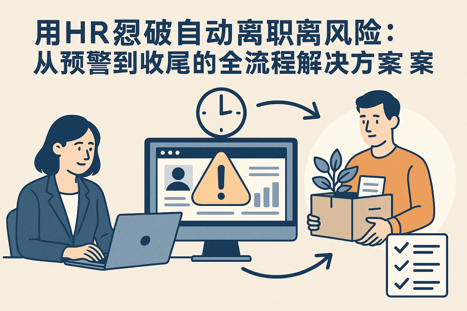 用HR系统破解自动离职风险：从预警到收尾的全流程解决方案