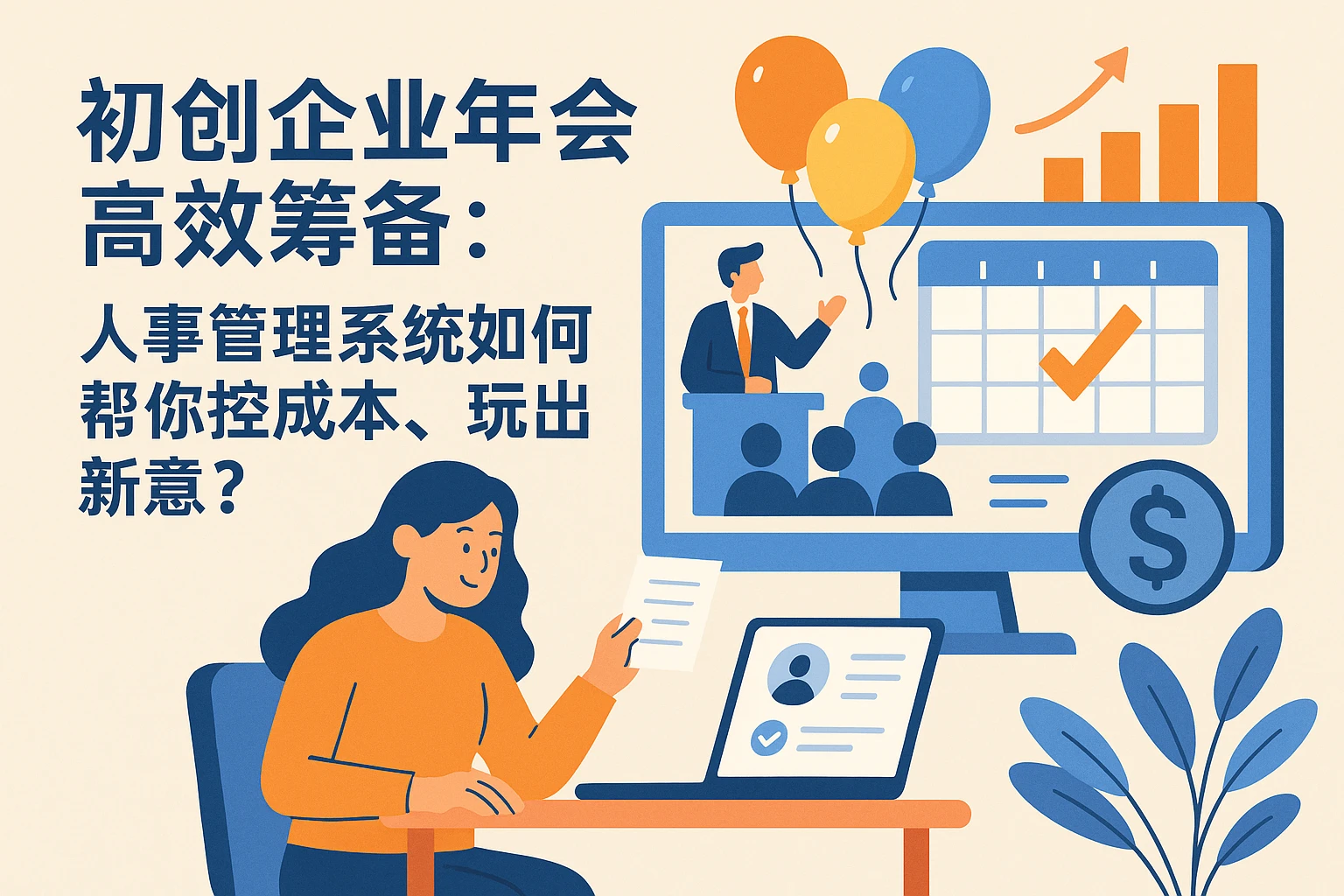 初创企业年会高效筹备：人事管理系统如何帮你控成本、玩出新意？