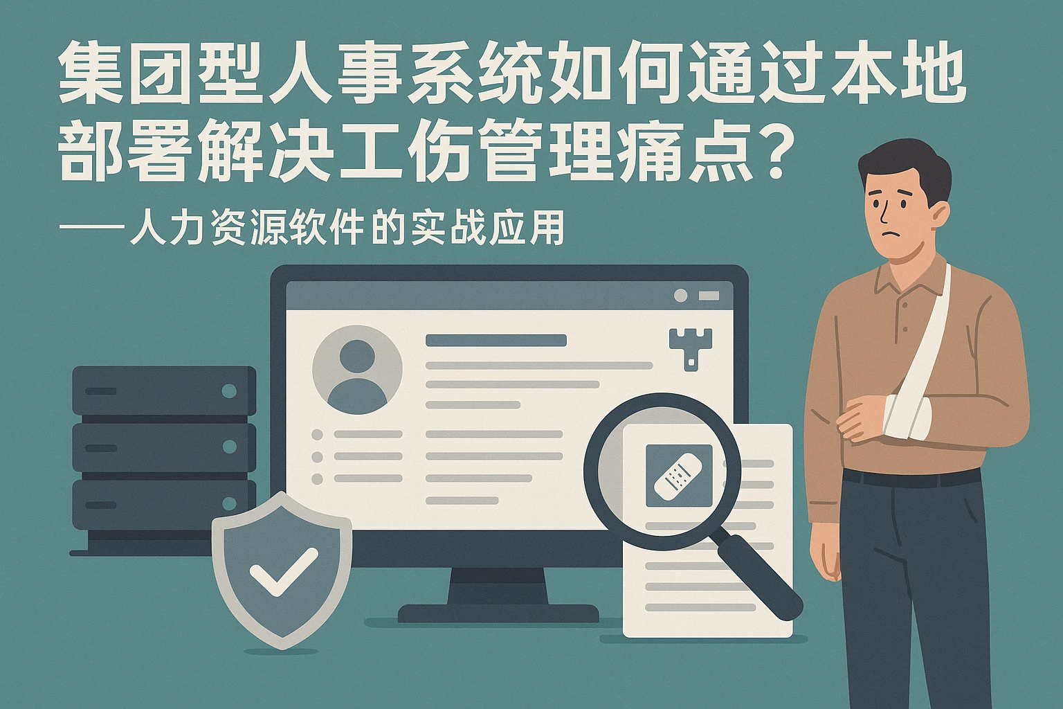 集团型人事系统如何通过本地部署解决工伤管理痛点？——人力资源软件的实战应用