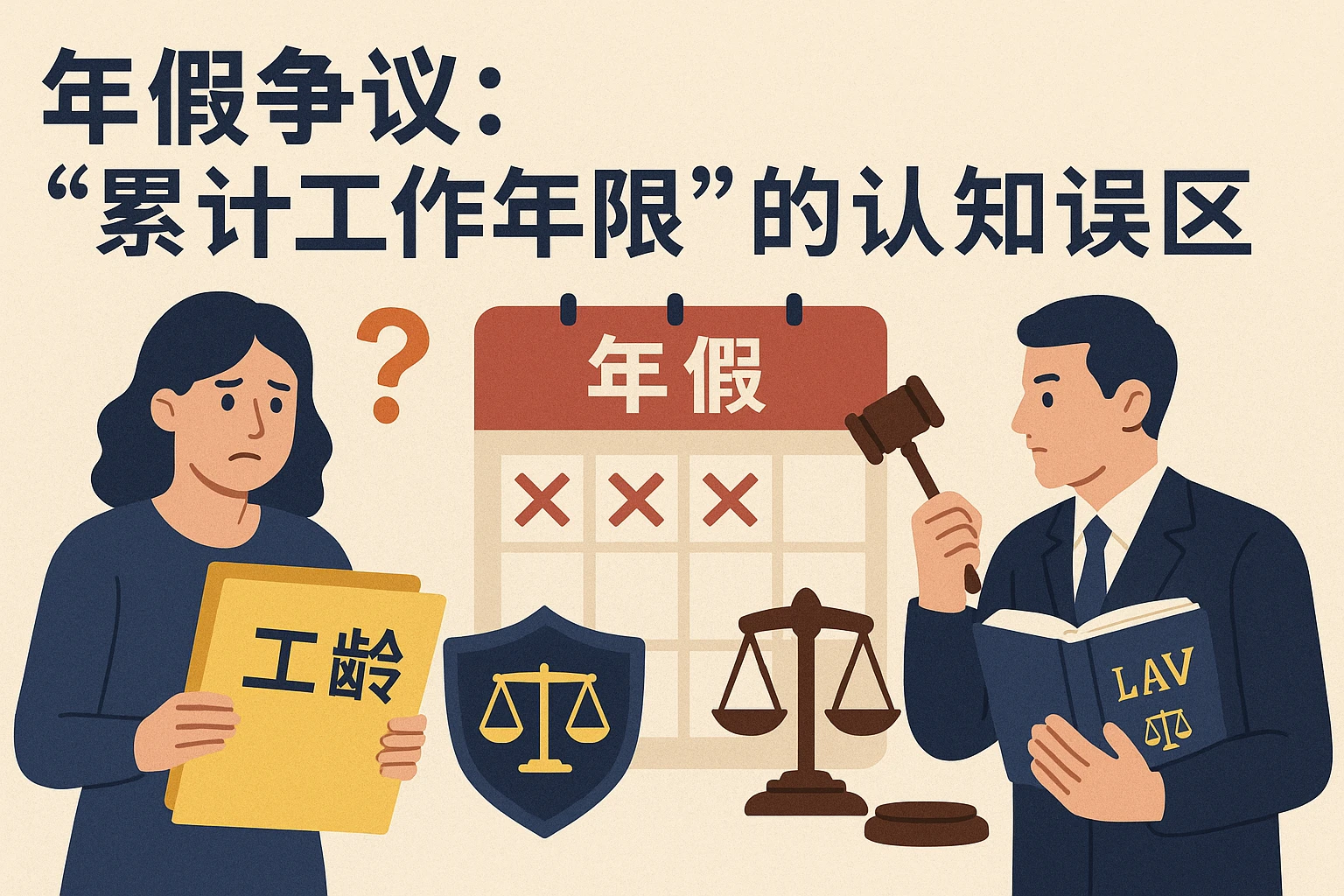 （二）年假争议：“累计工作年限”的认知误区