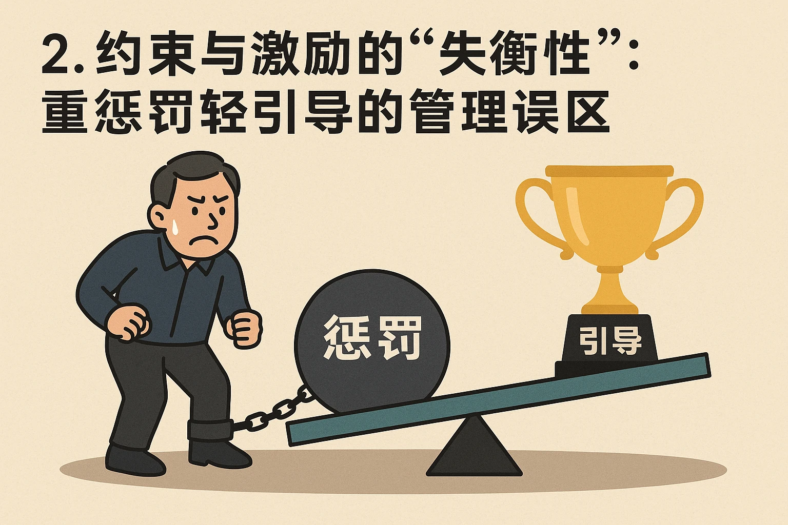 2. 约束与激励的“失衡性”：重惩罚轻引导的管理误区