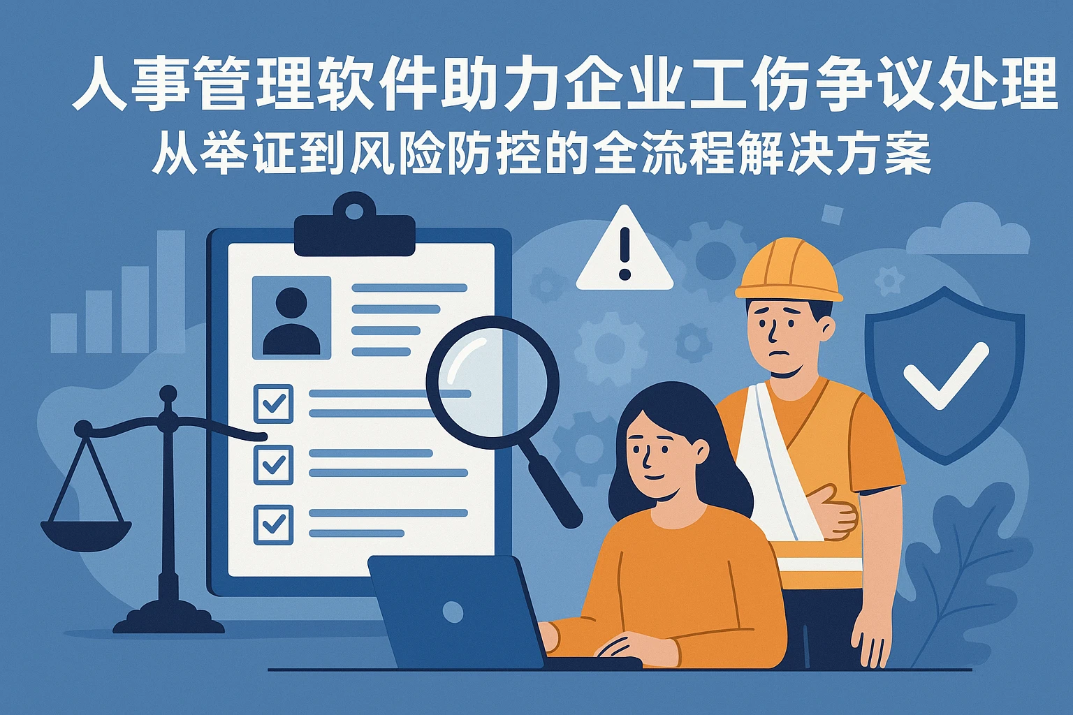 人事管理软件助力企业工伤争议处理：从举证到风险防控的全流程解决方案