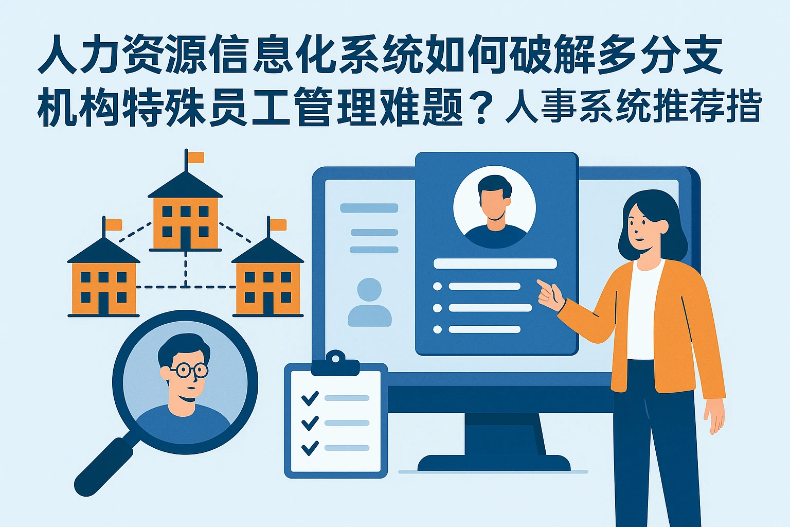 人力资源信息化系统如何破解多分支机构特殊员工管理难题？人事系统推荐指南