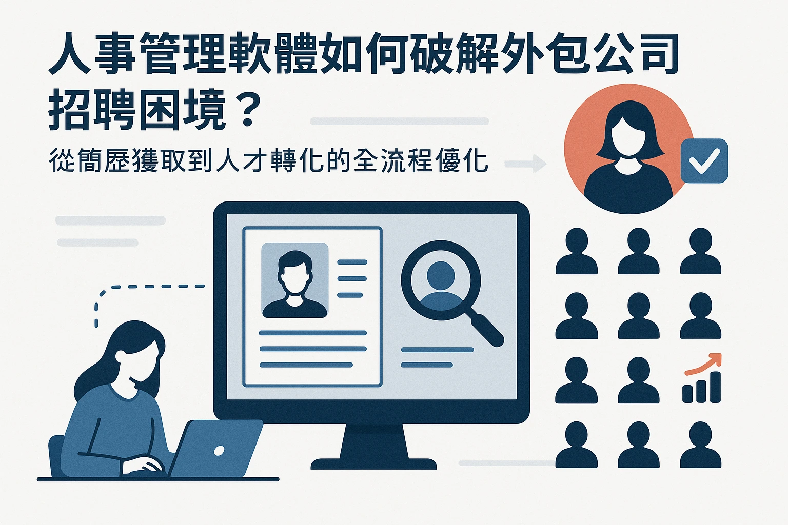 人事管理软件如何破解外包公司招聘困境？从简历获取到人才转化的全流程优化