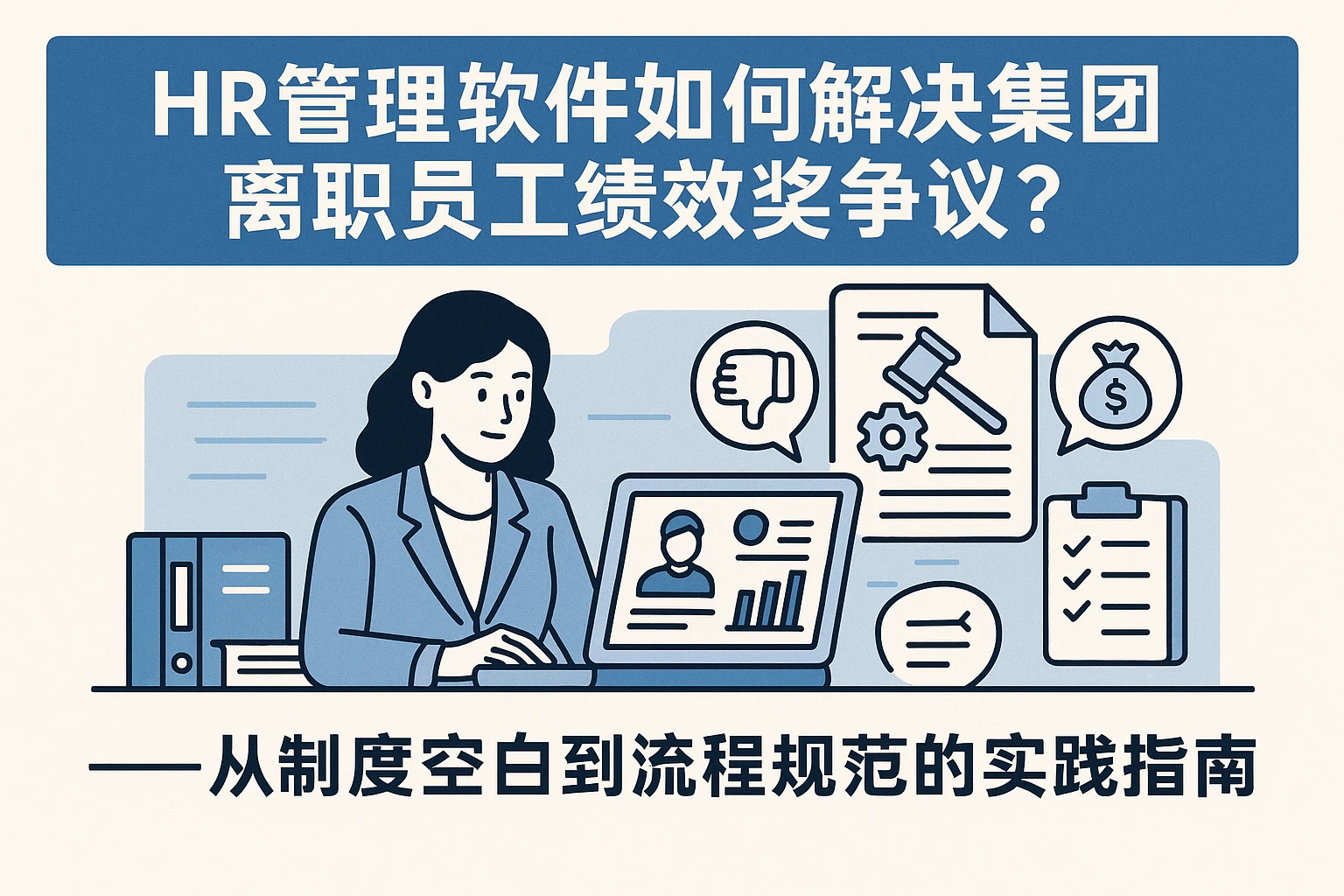 HR管理软件如何解决集团离职员工绩效奖争议？——从制度空白到流程规范的实践指南