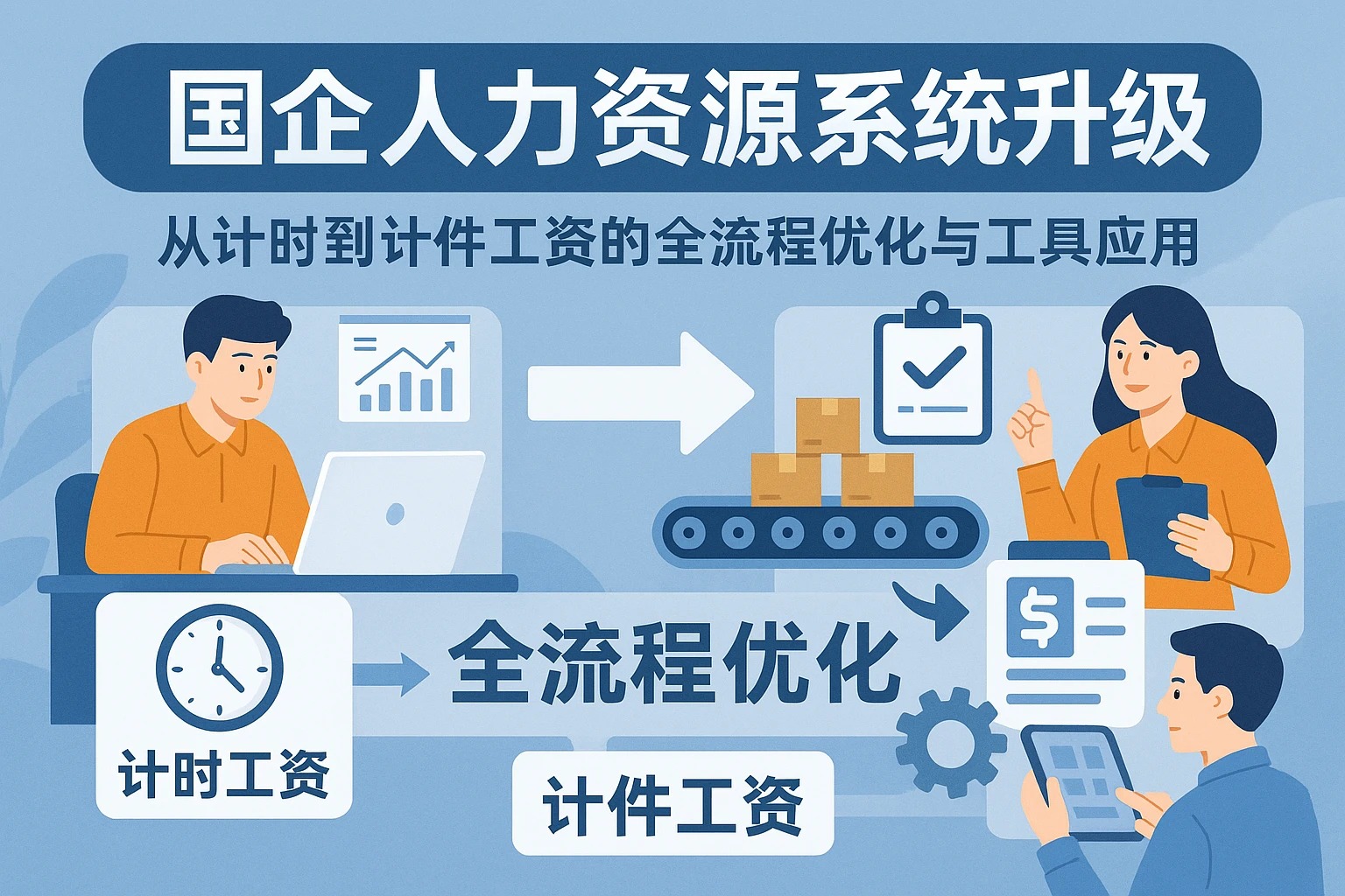 国企人力资源系统升级：从计时到计件工资的全流程优化与工具应用