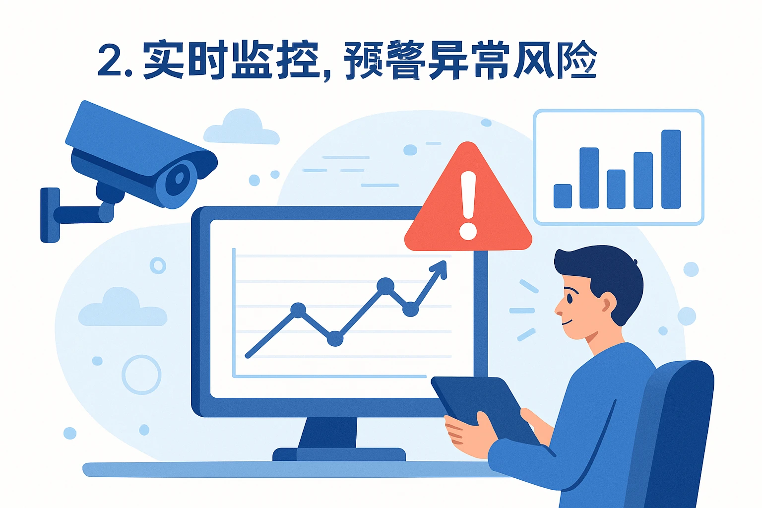 2. 实时监控，预警异常风险
