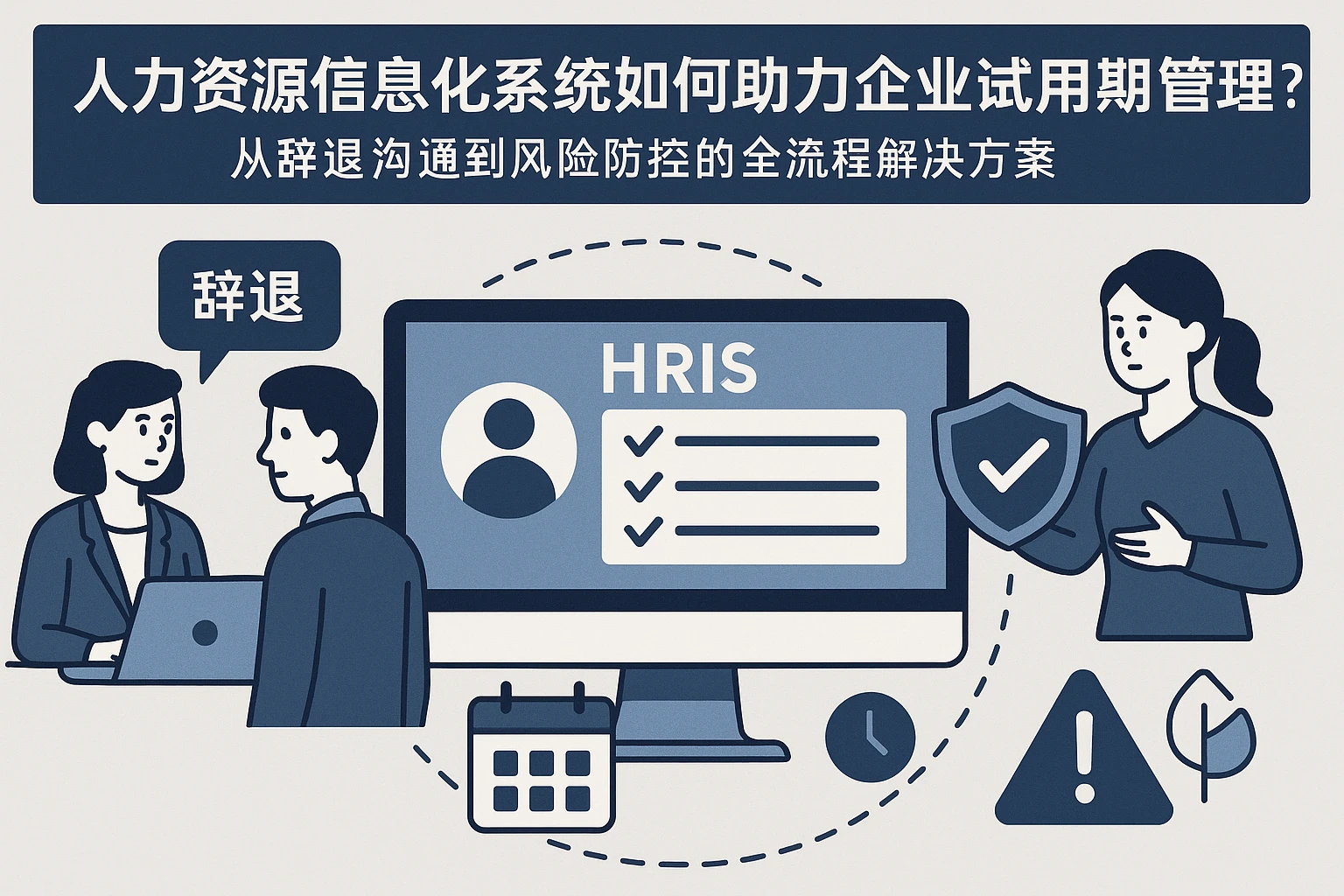 人力资源信息化系统如何助力企业试用期管理？从辞退沟通到风险防控的全流程解决方案
